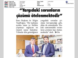 BASINDA BAROMUZ (Baro Başkanımız Av. Bilgin Yeşilboğaz, TBB Bşk. Feyzioğlu'nu Ziyaret Etti)