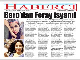 BASINDA BAROMUZ (Baro Başkanımız Bilgin Yeşilboğaz, Feray'ın Duruşmasına Gözlemci Olarak Katıldı)