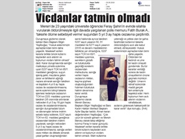 BASINDA BAROMUZ (Baro Başkanımız Bilgin Yeşilboğaz, Feray'ın Duruşmasına Gözlemci Olarak Katıldı)