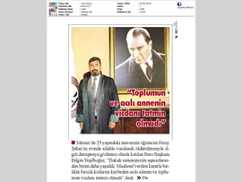 BASINDA BAROMUZ (Baro Başkanımız Bilgin Yeşilboğaz, Feray'ın Duruşmasına Gözlemci Olarak Katıldı)