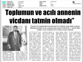 BASINDA BAROMUZ (Baro Başkanımız Bilgin Yeşilboğaz, Feray'ın Duruşmasına Gözlemci Olarak Katıldı)