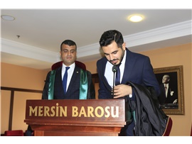CÜBBE GİYİP AVUKATLIK MESLEĞİNE İLK ADIMI ATTILAR
