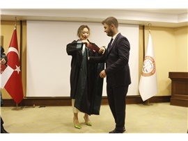 33 STAJYER AVUKTIMIZ CÜBBE GİYDİ