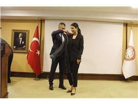 33 STAJYER AVUKTIMIZ CÜBBE GİYDİ