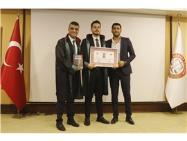 33 STAJYER AVUKTIMIZ CÜBBE GİYDİ