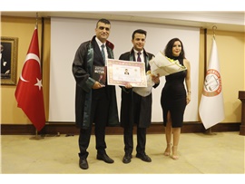 33 STAJYER AVUKTIMIZ CÜBBE GİYDİ
