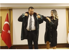 33 STAJYER AVUKTIMIZ CÜBBE GİYDİ
