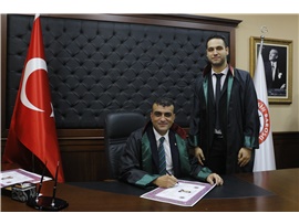 33 STAJYER AVUKTIMIZ CÜBBE GİYDİ