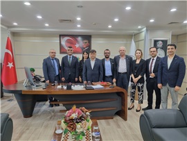 MUT BELEDİYE BAŞKAN VEKİLİ AV. HÜSEYİN YEŞİL’E ZİYARET