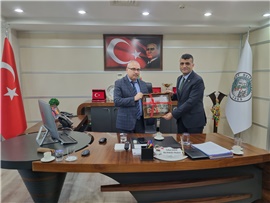 MUT BELEDİYE BAŞKAN VEKİLİ AV. HÜSEYİN YEŞİL’E ZİYARET