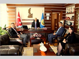 MERSİN ORMAN BÖLGE MÜDÜRÜ SAYIN; MAHMUT YILMAZ'I MAKAMINDA ZİYARET.