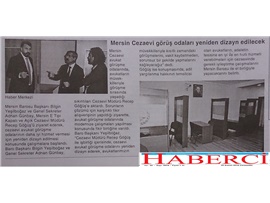 BASINDA BAROMUZ (Mersin Cezaevi Avukat Görüşme Odaları Yeniden Dizayn Edilecek)