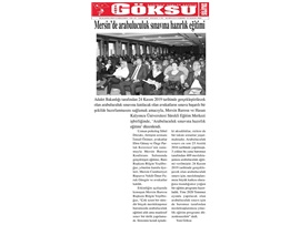 BASINDA BAROMUZ (Mersin Barosu Arabuluculuk Sınavına Hazırlık Eğitimi Düzenledi)