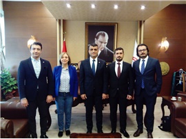 MERSİN ÜNİVERSİTESİ AKADEMİSYENLERİNDEN ZİYARET