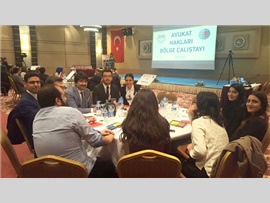 Avukat hakları merkezimiz,Konya Barosu Avukat hakları çalıştayına katıldılar.