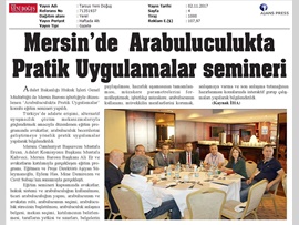 BASINDA BAROMUZ ( Arabuluculukta Pratik Uygulamalar Semineri)