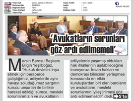 BASINDA BAROMUZ (Başsavcı ve Adalet Komisyonu Başkanı'ndan Ziyaret)