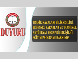 BİLİRKİŞİLİK EĞİTİM PROGRAMI