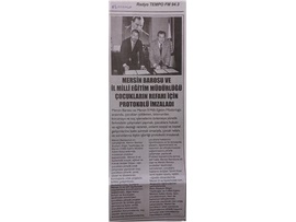BASINDA BAROMUZ (Mersin Barosu ve İl Milli Eğitim Müdürlüğü Çocuklar İçin Protokol İmzaladı)