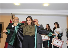 CÜBBELERİNİ GİYİP AVUKAT OLDULAR