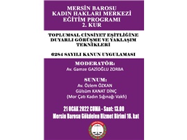 KADIN HAKLARI MERKEZİ EĞİTİM PROGRAMI