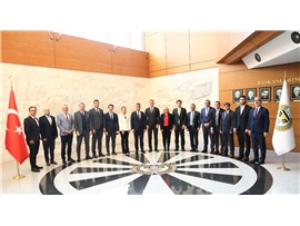 TBB YÖNETİMİNE ZİYARET