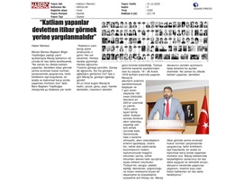 BASINDA BAROMUZ (Başkanımız Yeşilboğaz'dan Maraş Katliamı yıldönümü mesajı)