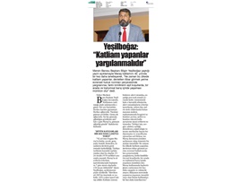 BASINDA BAROMUZ (Başkanımız Yeşilboğaz'dan Maraş Katliamı yıldönümü mesajı)