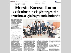 BASINDA BAROMUZ (Avukatlara Ek Gösterge Başvurusu)