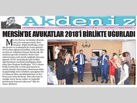 BASINDA BAROMUZ (Avukatlarımız 2018'i Birlikte Uğurladı)