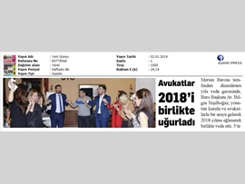 BASINDA BAROMUZ (Avukatlarımız 2018'i Birlikte Uğurladı)