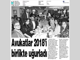 BASINDA BAROMUZ (Avukatlarımız 2018'i Birlikte Uğurladı)