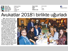 BASINDA BAROMUZ (Avukatlarımız 2018'i Birlikte Uğurladı)