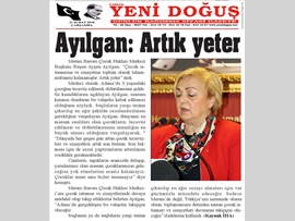 BASINDA MERSİN BAROSU (Av. Ruşen Ayşen Ayılgan: Artık Yeter ! ")