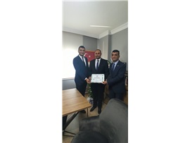 MESLEKTAŞIMIZIN OFİS AÇILIŞINA KATILDIK
