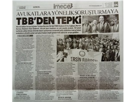 Baromuz, TBB ve Baro Başkanlarından, soruşturma açılan avukatlara destek