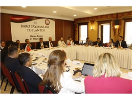 TÜRKİYE BAROLARI 3. SAYMANLAR TOPLANTISI BAROMUZUN EV SAHİPLİĞİNDE DÜZENLENDİ