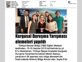 BASINDA BAROMUZ (Kurgusal Duruşma Yarışması)