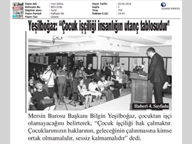BASINDA BAROMUZ (Çocuk İşçiliği ile Mücadele Günü Basın Açıklaması)