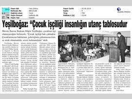 BASINDA BAROMUZ (Çocuk İşçiliği ile Mücadele Günü Basın Açıklaması)