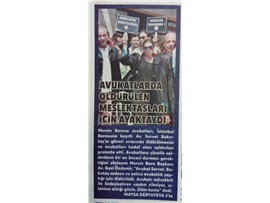 Mersin Barosu Boykotta