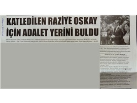 Katledilen Raziye Oskay'un duruşması yapıldı