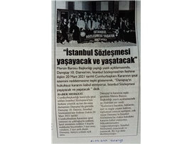 Baromuzdan, Danıştay'ın İstanbul Sözleşmsi kararına tepki