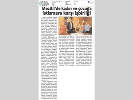 BASINDA BAROMUZ (Mersin Barosu ve Mezitli Belediyesi, Kadınlar ve Çocuklar İçin El Ele Verdi)