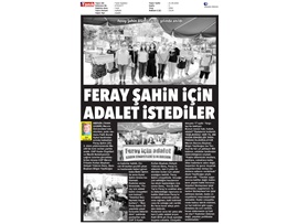 BASINDA BAROMUZ (Başkanımız Yeşilboğaz, Feray Şahin anma etkinliğine katıldı)