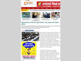 BASINDA BAROMUZ (Mersin Barosu'ndan Lise Öğrencilerine 'Suç Sayılan Davranışlar' Eğitimi) 21.10.2017