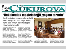BASINDA BAROMUZ (Yeşilboğaz: "Hukukçuluk Meslek Değil, Yaşam Tarzıdır"