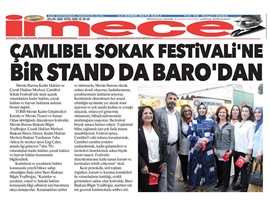 BASINDA BAROMUZ (Mersin Barosu, Çamlıbel Sokak Festivali'nde Stant Açtı)