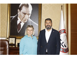 BİLECİK BAROSU BAŞKANI AV. HALİME AYNUR’DAN BARO BAŞKANIMIZ AV. BİLGİN YEŞİLBOĞAZ’A ZİYARET