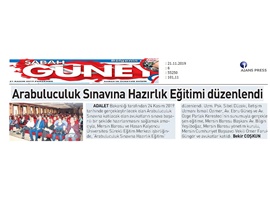 BASINDA BAROMUZ (Mersin Barosu Arabuluculuk Sınavına Hazırlık Eğitimi Düzenledi)